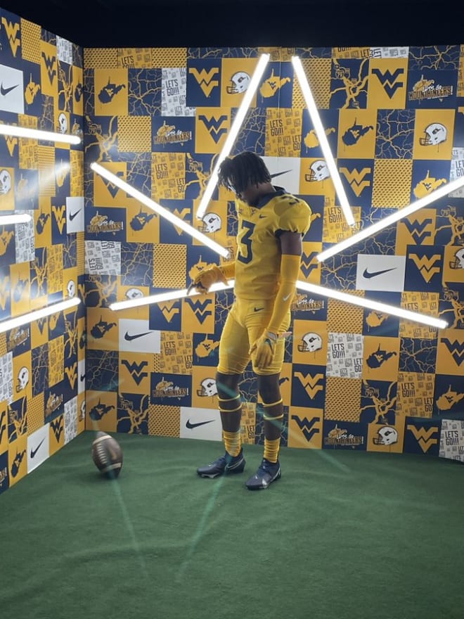 Adams saw a lot on his first visit to see the West Virginia Mountaineers football program.