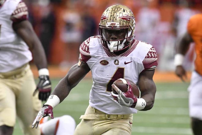 Dalvin Cook set the all-time career rushing record at Florida State.