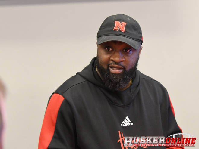 Nebraska defensive back coach Travis Fisher