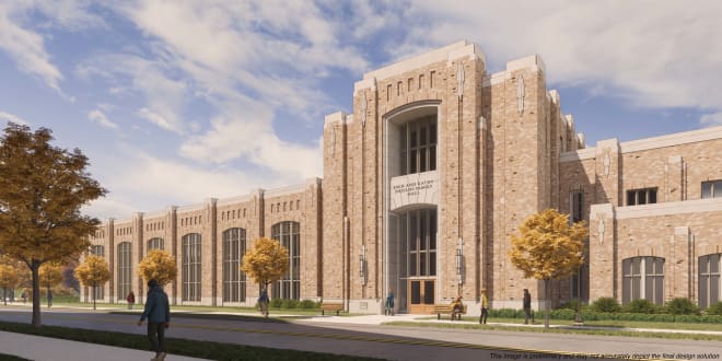 The new Jack and Kathy Shields Family Hall is set to open in the fall of 2026.