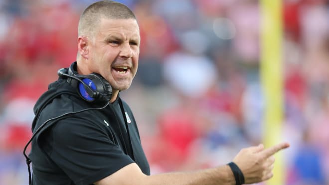 Florida head coach Billy Napier in a loss against Georgia.