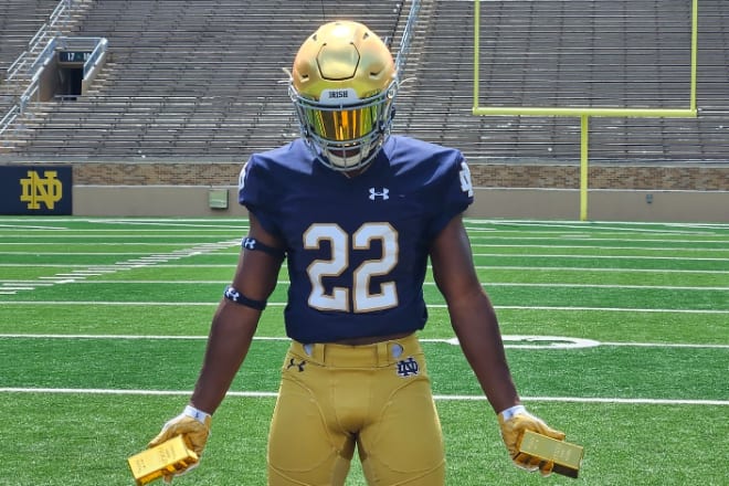Notre Dame's junior day didn't just help the Irish make progress for visiting targets. Saturday also helped commits like Daniel Anderson understand more about the program and university they're committed to.