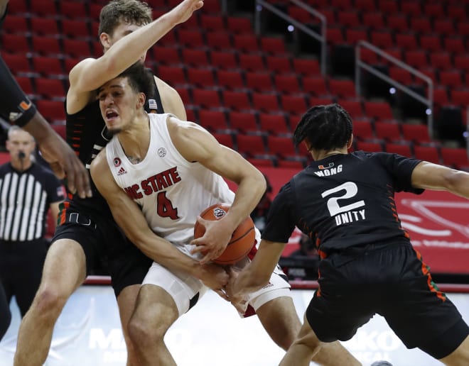 NC State Wolfpack basketball Jericole Hellems 