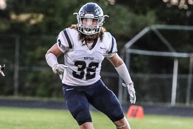 Wake Forest (N.C.) Heritage 2019 linebacker Drake Thomas couldn't be happier to have a Michigan offer.