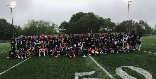 Over 115 players participated in the VTO Elite 100 Combine at Garinger HS. (Photo: amlotproductions.com)