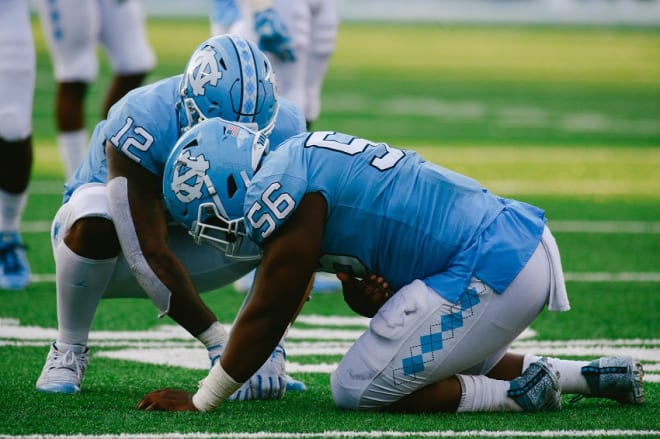 UNC Football Unveils Unity Patch Created by Tomon Fox 