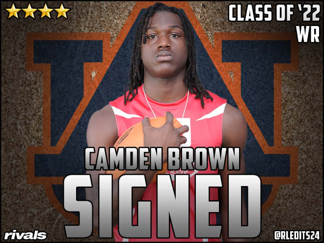 Commitment Breakdown: Four-star WR Camden Brown to the Auburn Tigers -  Rivals.com