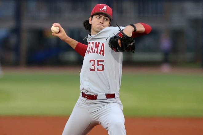 Alabama baseball player named SEC Player of the Week