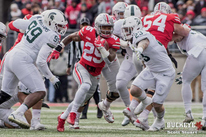 The Buckeyes are moving back up after a win against Michigan State