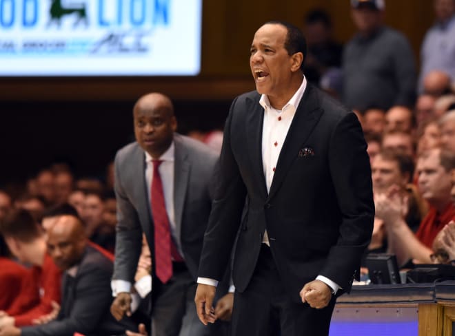 NC State coach Kevin Keatts inspired his team with his halftime speech Sunday. NCSU rallied to defeat Texas Southern 65-57.