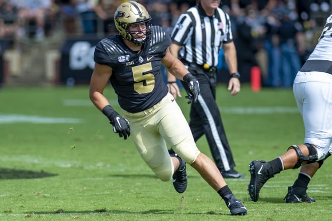 Purdue DE George Karlaftis reflects on his journey at NFL combine