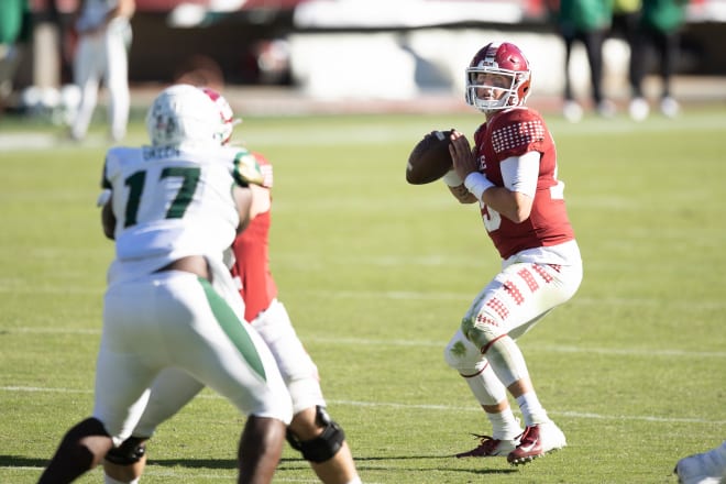 Temple quarterback Anthony Russo has the arm strength to make all the necessary throws but has to cut down on his interceptions. He threw two last week against USF.