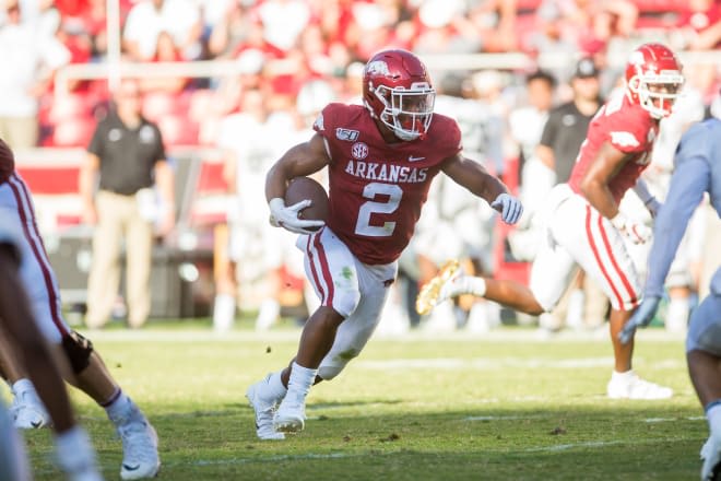 Arkansas grad transfer running back Chase Hayden will head next to East Carolina to close out his college career.