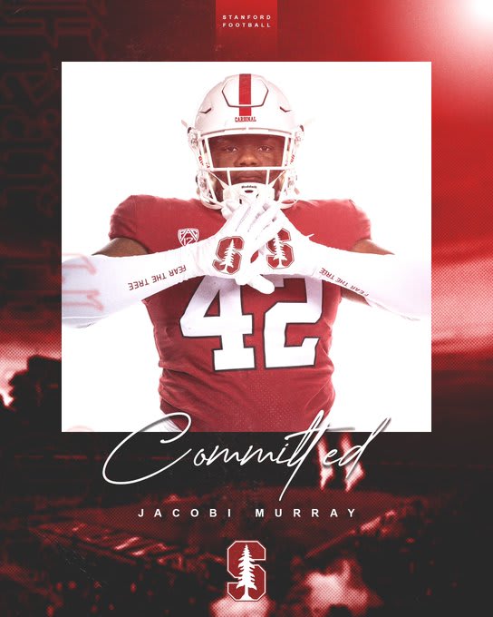 Stanford Football 2024 De Jacobi Murray Commits To Stanford