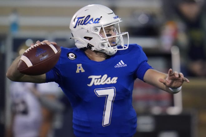 Tulsa QB Davis Brin had a huge game the last time he played in Ohio, earlier this season at Ohio State.
