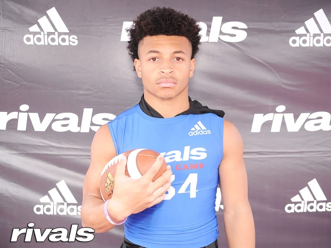 RB Chris Vaughn of Texas made a visit to Kansas State for the Spring Showcase.