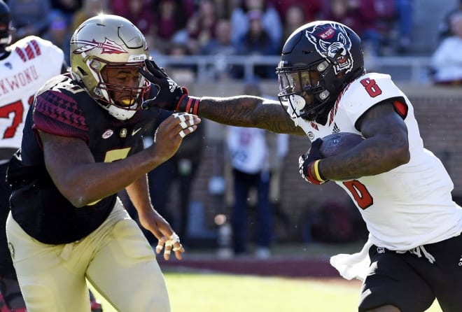 Defensive tackle Fabien Lovett is one of several returning starters on the Seminoles' defense.