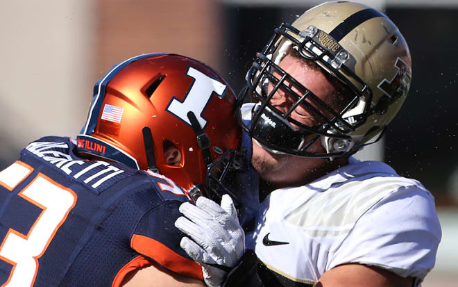 Evan Panfil and Purdue's defense was solid in the second half and overtime at Illinois. 