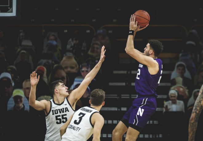 Pete Nance scored a career-high 21 points to lead Northwestern.