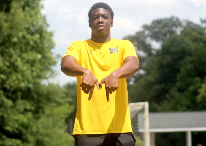 Ohio safety Rod Moore is committed to Michigan Wolverines football recruiting, Jim Harbaugh.
