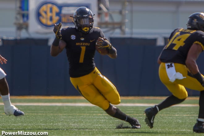 Tyler Badie has emerged as a reliable weapon in Missouri's backfield in his true freshman season.