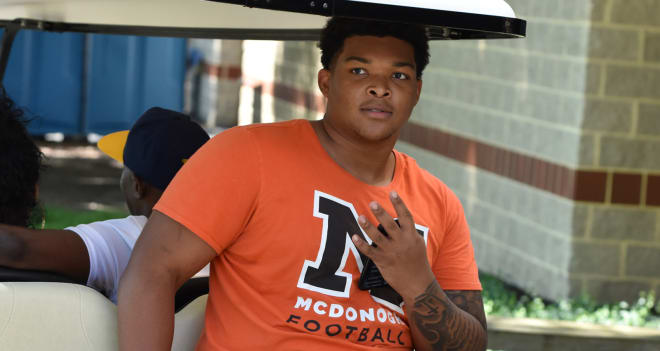 Class of 2023 offensive lineman Antonio Tripp will be taking another visit to Penn State this weekend. BWI photo