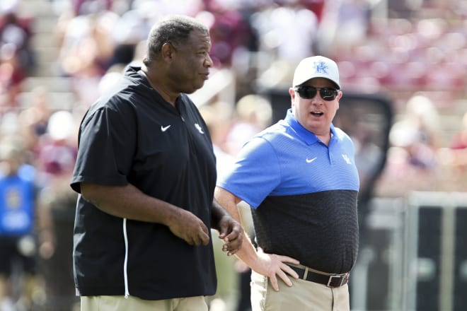 Vince Marrow (left) and Mark Stoops
