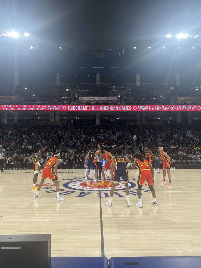 Chris Livingston and Cason Wallace were on hand at the McDonald's All-American Game 