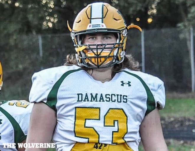 The nation's top center in 2021 will visit Michigan this weekend.