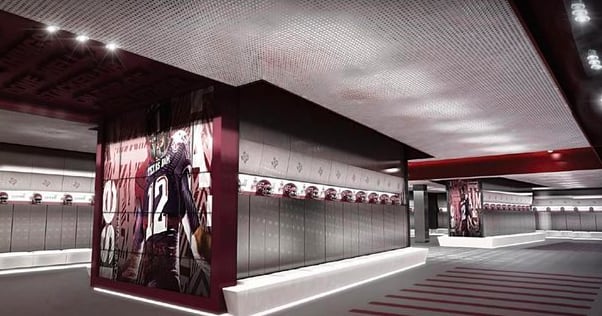 Texas A&M completed a $21 million football facility addition in 2014. 