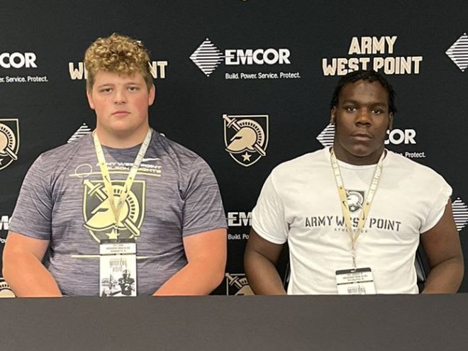 2023 Army Commits: OL, Cole Evans & DE, Eric Gardner will be attending the Army-Navy game