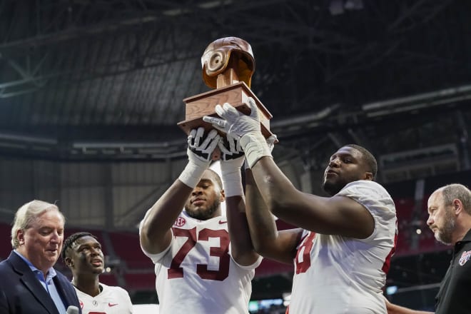 Oh, look, everyone. Alabama got another trophy. Isn't that nice? 