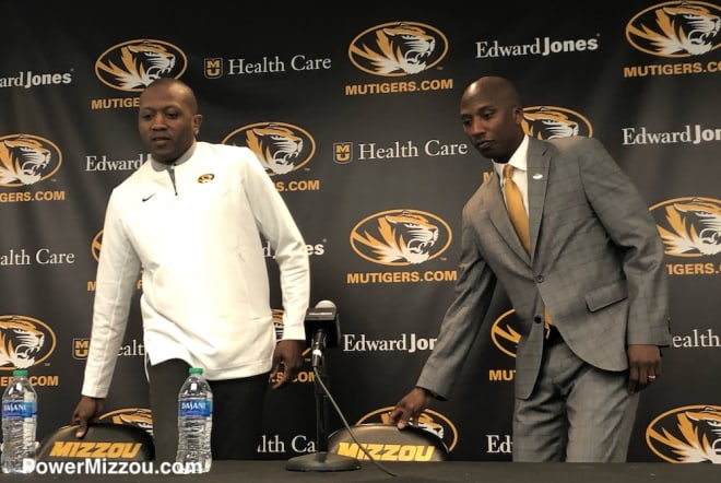 Dennis Gates (left) is expected to hire former Arkansas State and Southeast Missouri head coach Dickey Nutt as an assistant at Missouri.