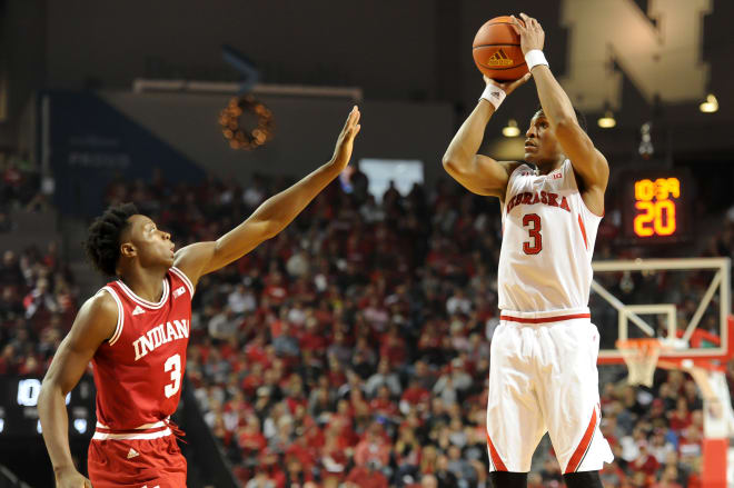 Junior guard Andrew White led Nebraska with 16 points, but it wasn't enough to keep up with Indiana down the stretch. 