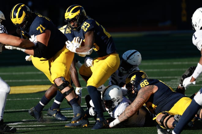 Michigan Wolverines football RB Hassan Haskins