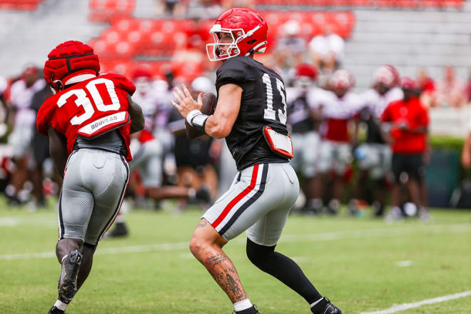 Kirby Smart made it official by naming Carson Beck his starting quarterback.