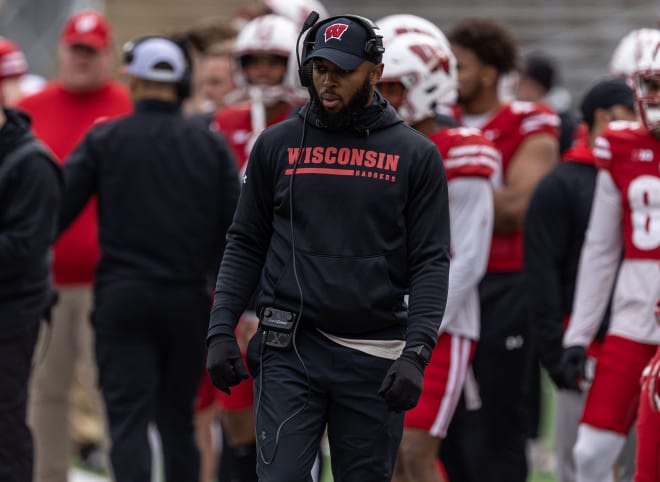 Mike Brown was hired as Wisconsin's associate head coach/wide receivers coach earlier this year.