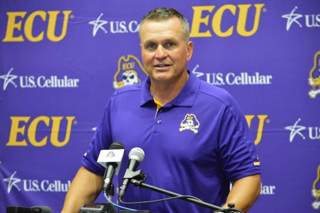 Mike Houston is in his first year at ECU and he talked about the progress made heading into game one at media day on Saturday.