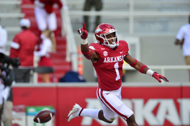 Jalen Catalon had another great game in Arkansas' win over Ole Miss.