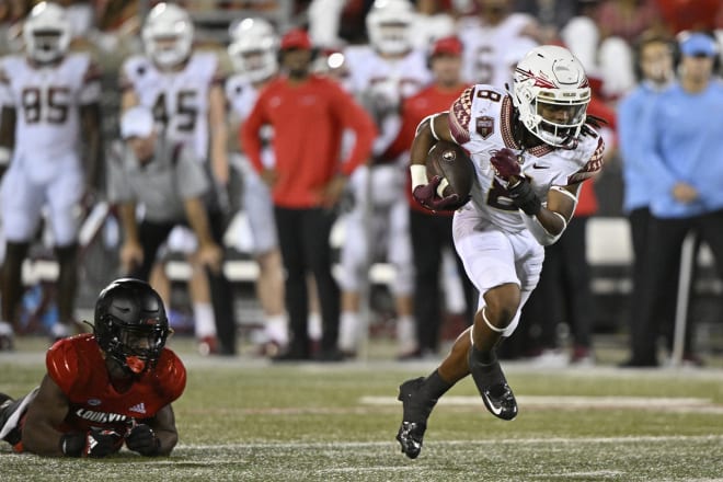 Treshaun Ward had 10 carries for 126 yards in the win on Friday at Louisville.