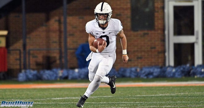 QB Trace McSorley totaled 252 yards of offense Friday night. 