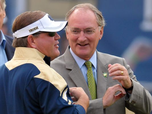Kelly would rather not be in a position where he has to have Jack Swarbrick support him publicly.