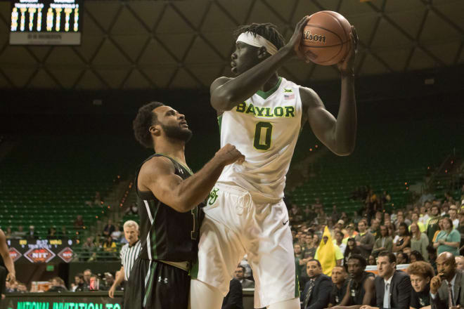 Baylor senior center Jo Lual-Acuil faces a major challenge as Mississippi State will run 3 bigs.