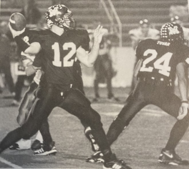 Lincoln Riley quarterbacking Muleshoe High School.