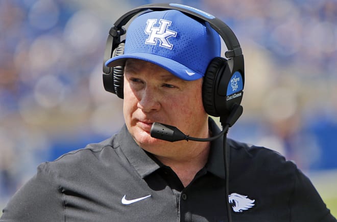 Kentucky coach Mark Stoops. 