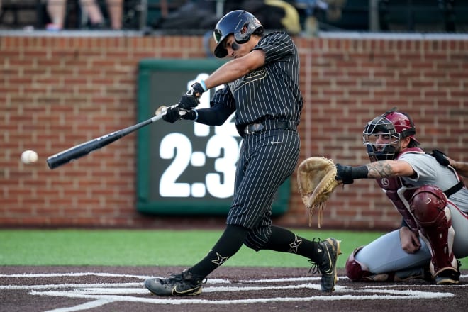 Third baseman Davis Diaz should be one of Vanderbilt's best players. 