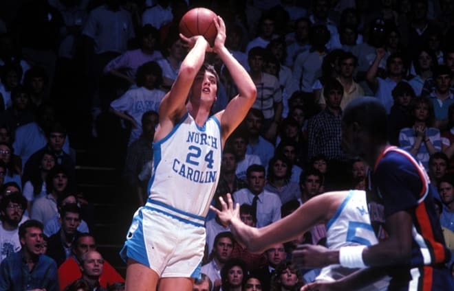 Joe Wolf was an important figure on  some outstanding UNC teams in the 1980s before venturing into the NBA.