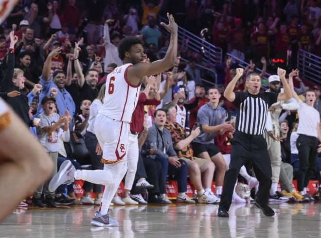 LeBron James, sold-out crowd fill Galen Center for Bronny James' USC debut  - TrojanSports