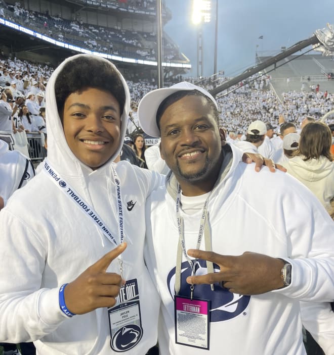 2026 Texas WR Jaylen Pile Has A "great Visit" To Penn State For White Out