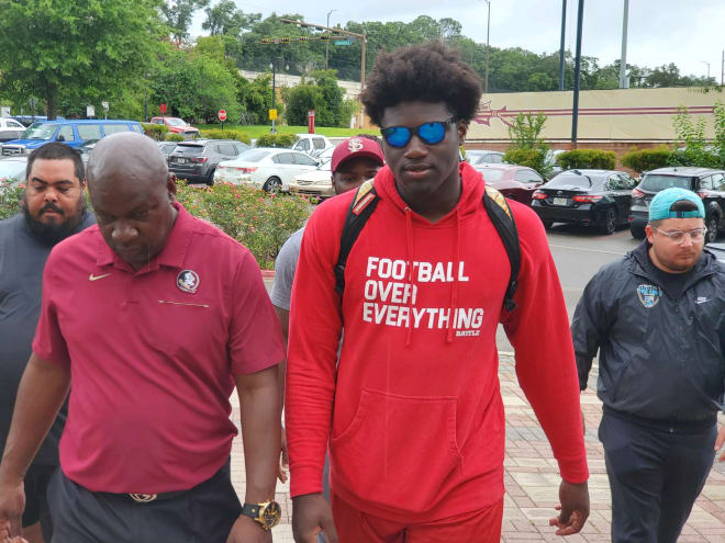 Highly touted defensive end prospect Shemar Stewart visited Tallahassee this weekend.